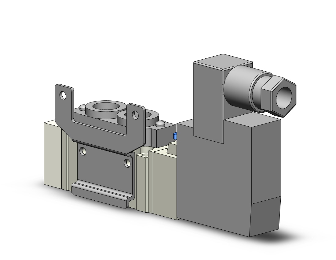 SMC SY5120-3DZE-01N-F2 valve, sgl sol, body pt din, SY5000 SOL/VALVE, RUBBER SEAL***