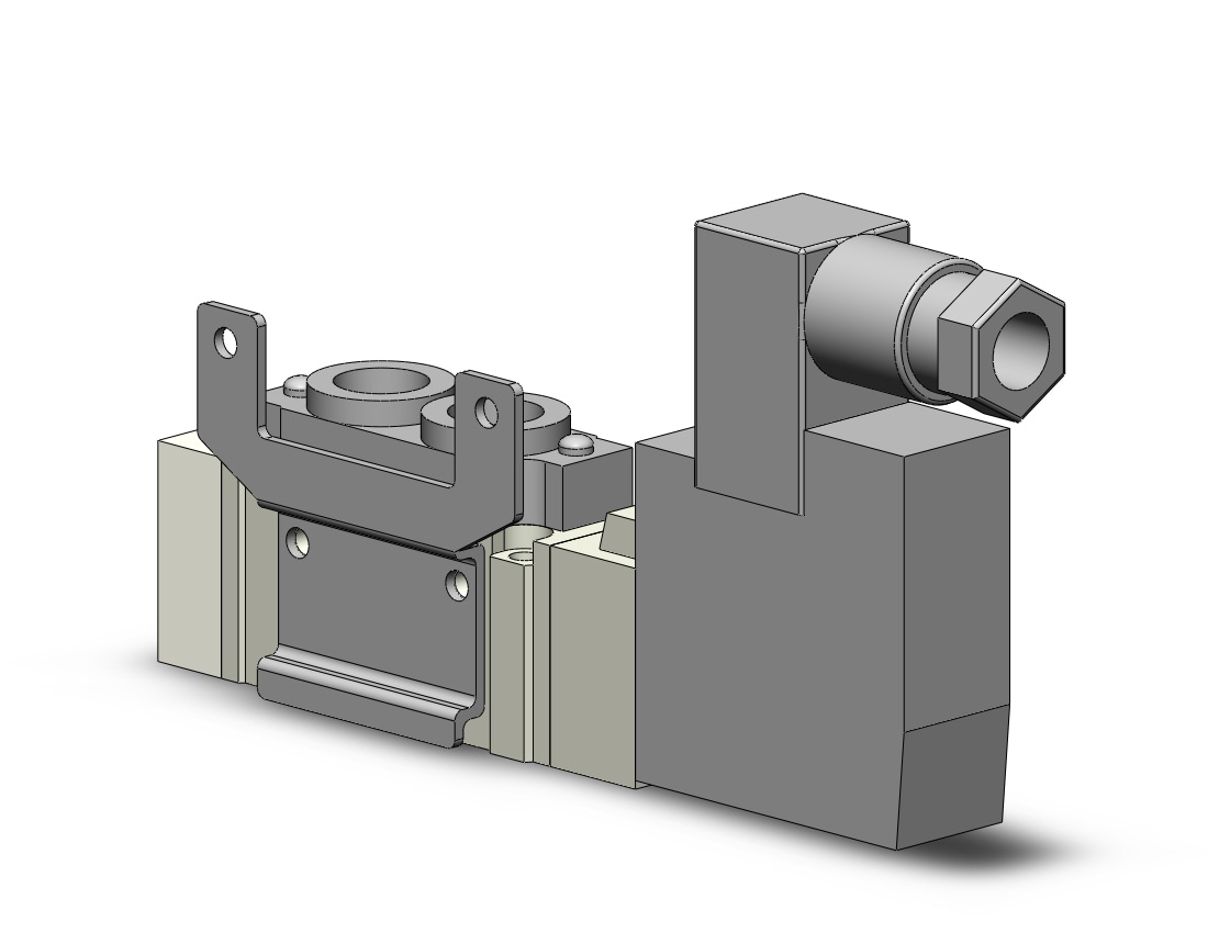 SMC SY5120-5DZD-01T-F2 valve, sgl sol, body pt, din, SY5000 SOL/VALVE, RUBBER SEAL***