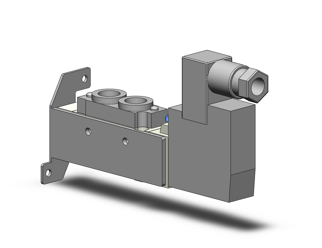 SMC SY5120-5DZE-01-F1 valve, sgl sol, body pt, din, SY5000 SOL/VALVE, RUBBER SEAL