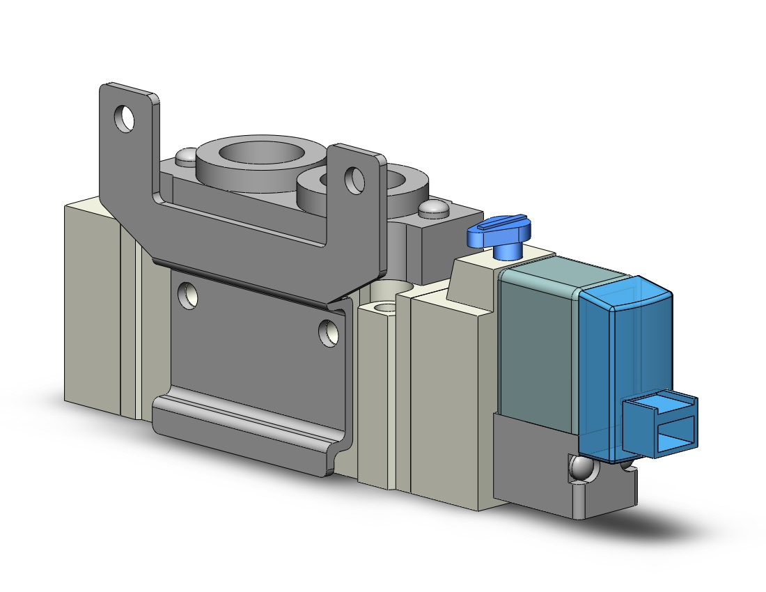 SMC SY5120-5LOZE-01-F2 5 port solenoid valve, 4/5 PORT SOLENOID VALVE