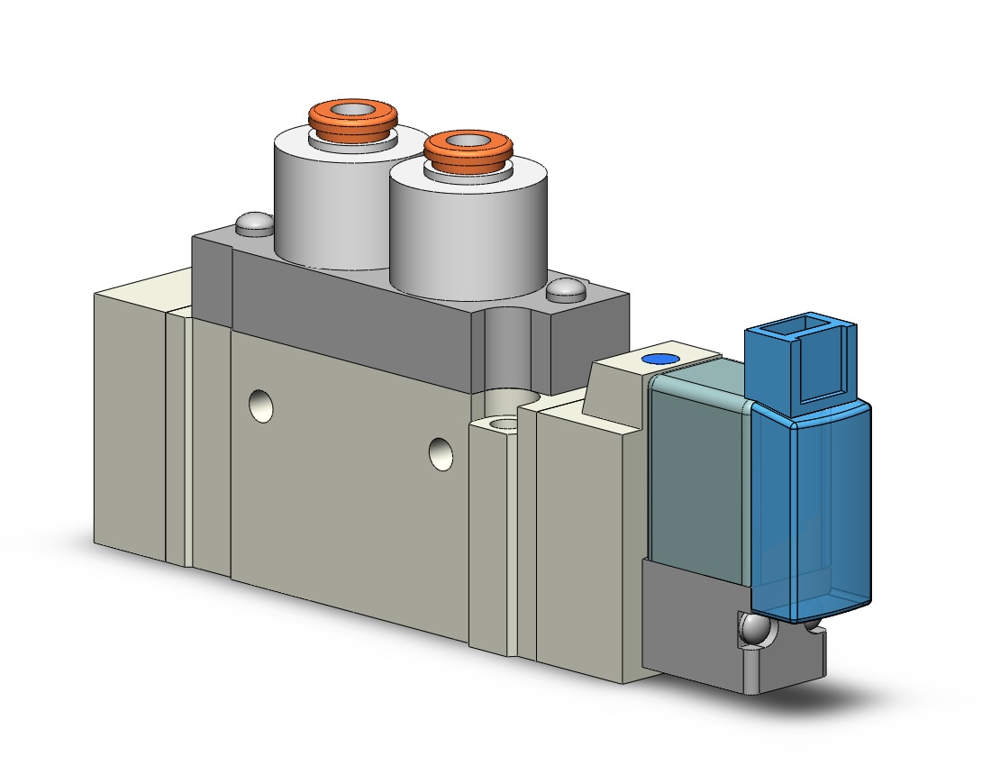 SMC SY5120-5MOZ-N3T valve, sol, body port, SY5000 SOL/VALVE, RUBBER SEAL