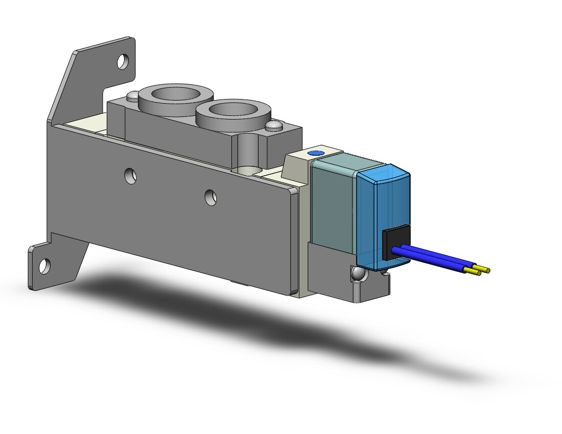 SMC SY5120-6HR-01N-F1 valve, sgl sol, body pt, SY5000 SOL/VALVE, RUBBER SEAL***