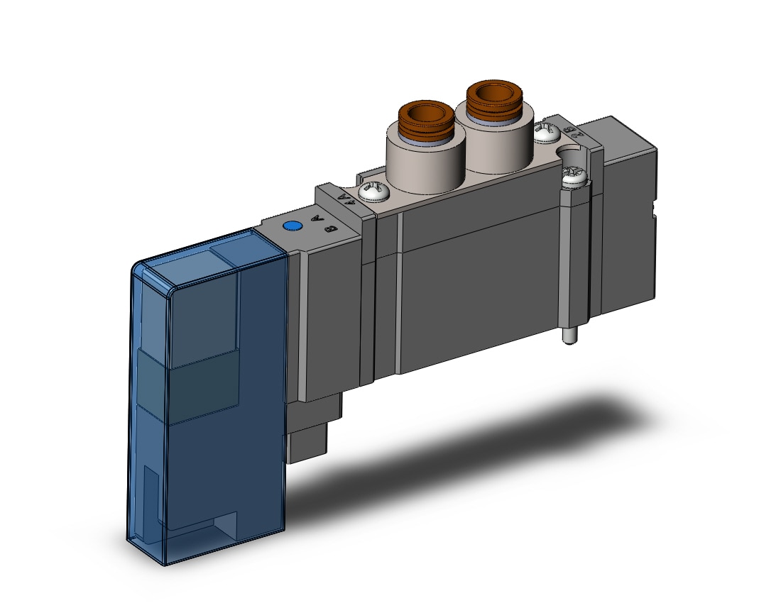 SMC SY5130-6R1-N7 valve, 5 port solenoid, 4/5 PORT SOLENOID VALVE