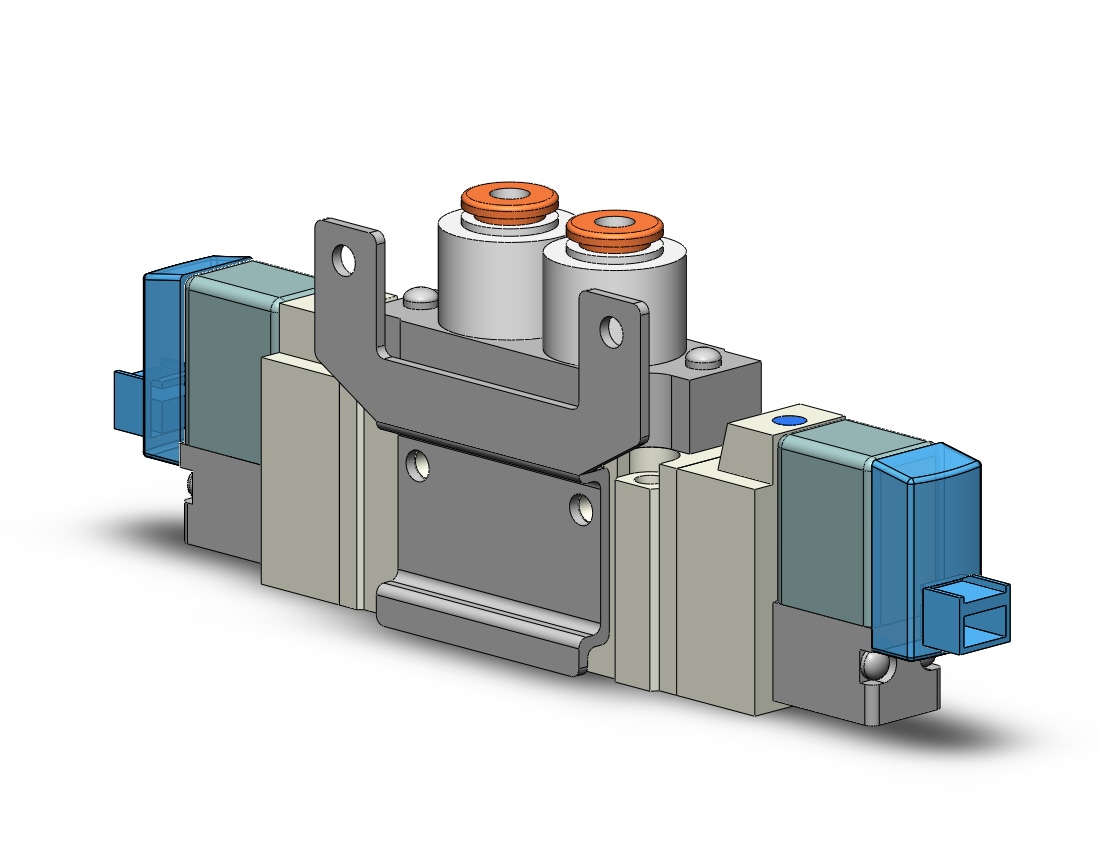 SMC SY5220-5LOU-C4-F2 5 port solenoid valve, 4/5 PORT SOLENOID VALVE