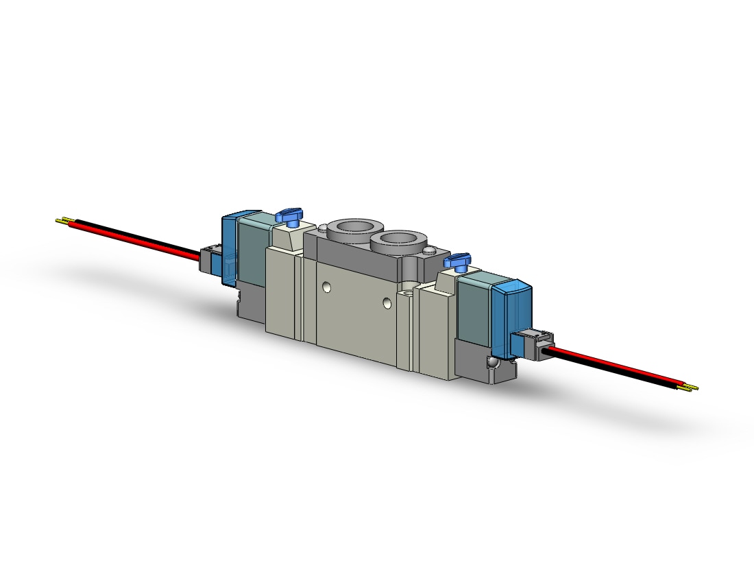 SMC SY5220-5LZE-01T Valve, Dbl Sol, Body Pt (dc), SY5000 SOL/VALVE ...