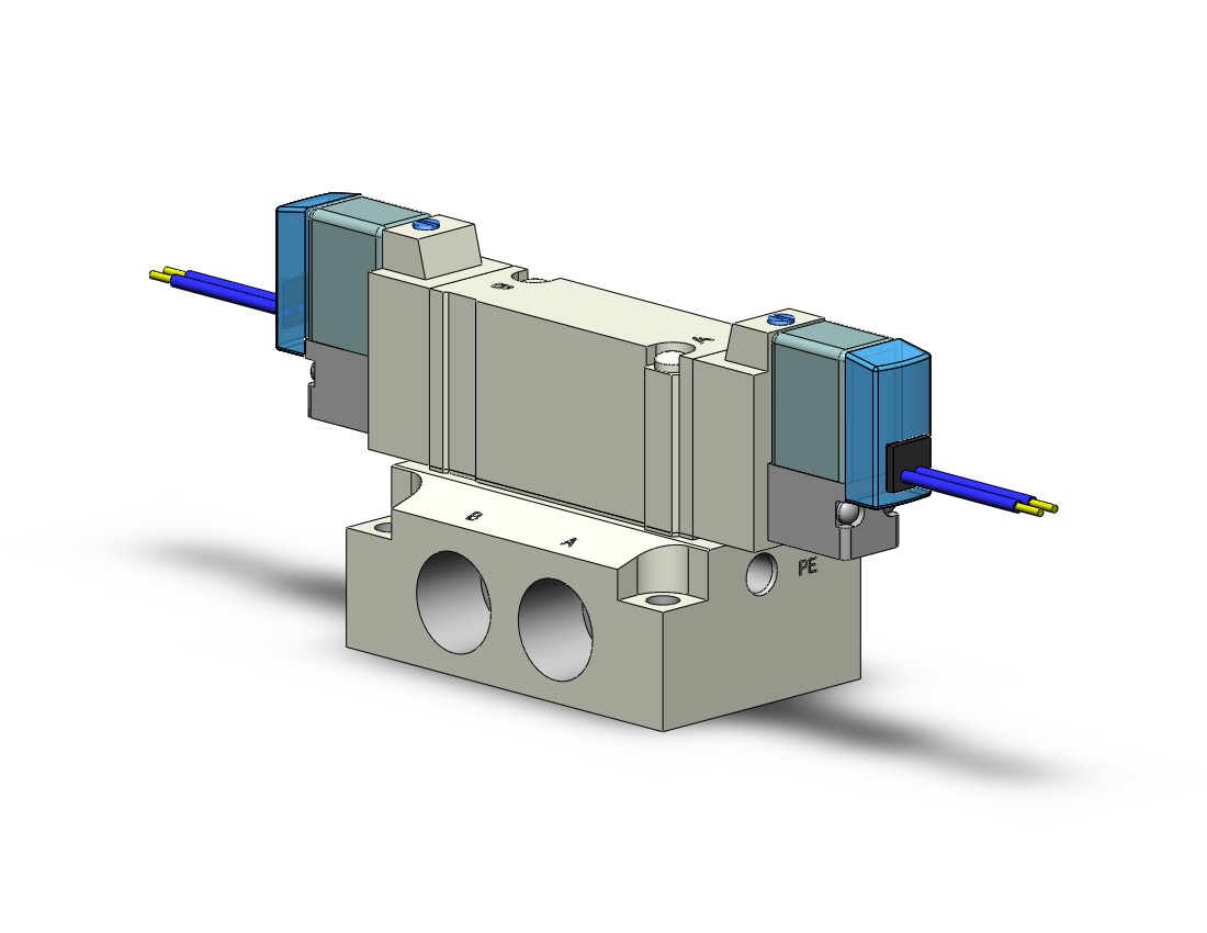 SMC SY5240R-5GSD-02 sy5000 base mt 1/4, 