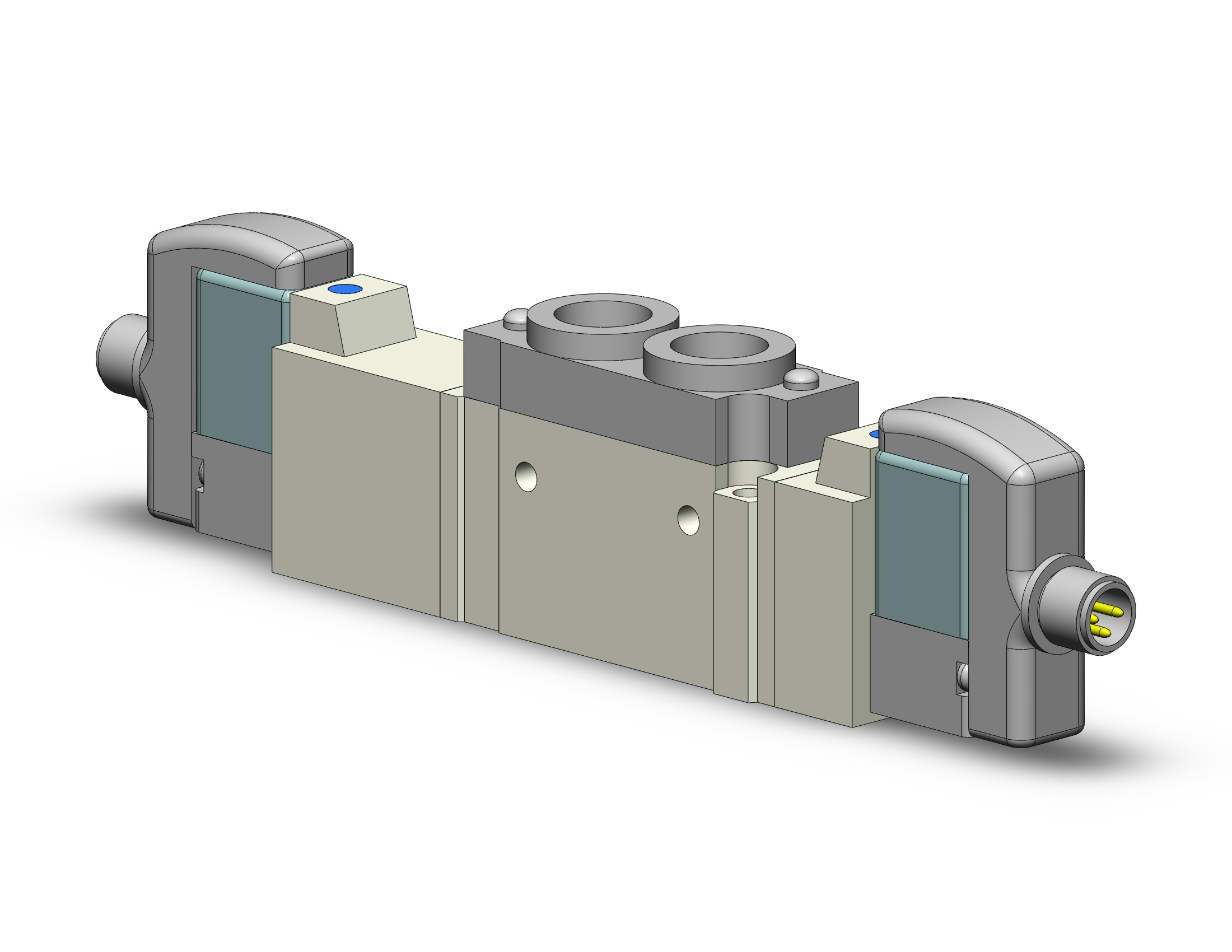 SMC SY5420-5WOU-01F valve, dbl sol, SY5000 SOL/VALVE, RUBBER SEAL