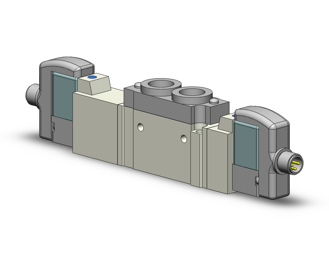 SMC SY5420-5WOZ-01T valve, dbl sol, SY5000 SOL/VALVE, RUBBER SEAL