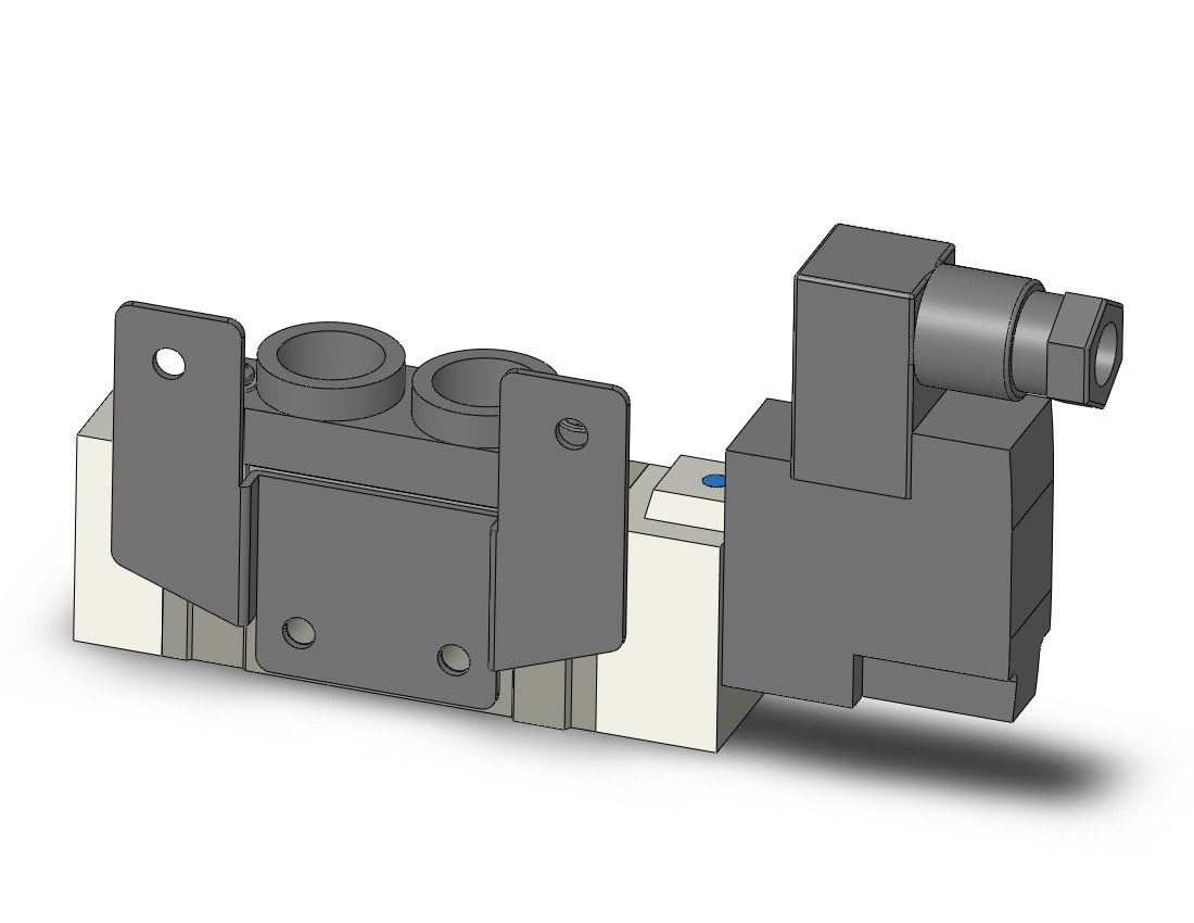 SMC SY7120-1DZ-02-F2 valve, sgl sol, body pt, din, SY7000 SOL/VALVE, RUBBER SEAL***