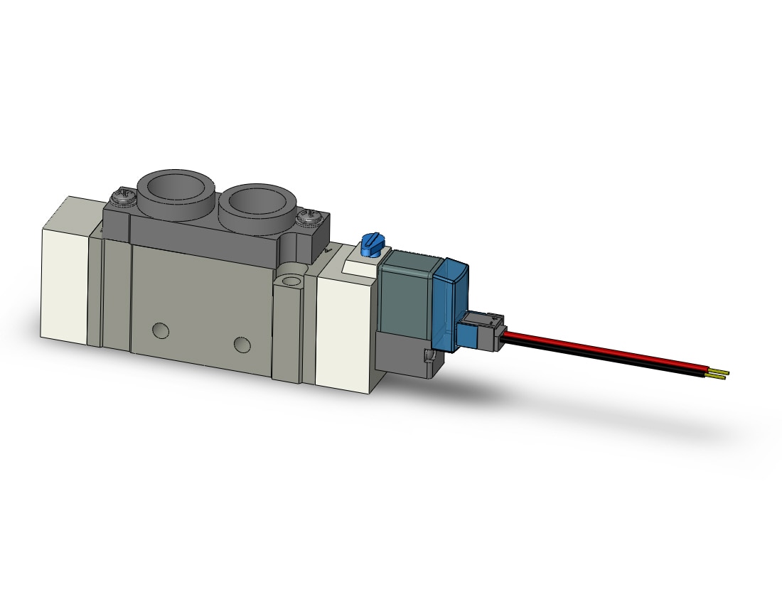 SMC SY7120-5LE-02 valve, sgl sol, body pt (dc), SY7000 SOL/VALVE, RUBBER SEAL***