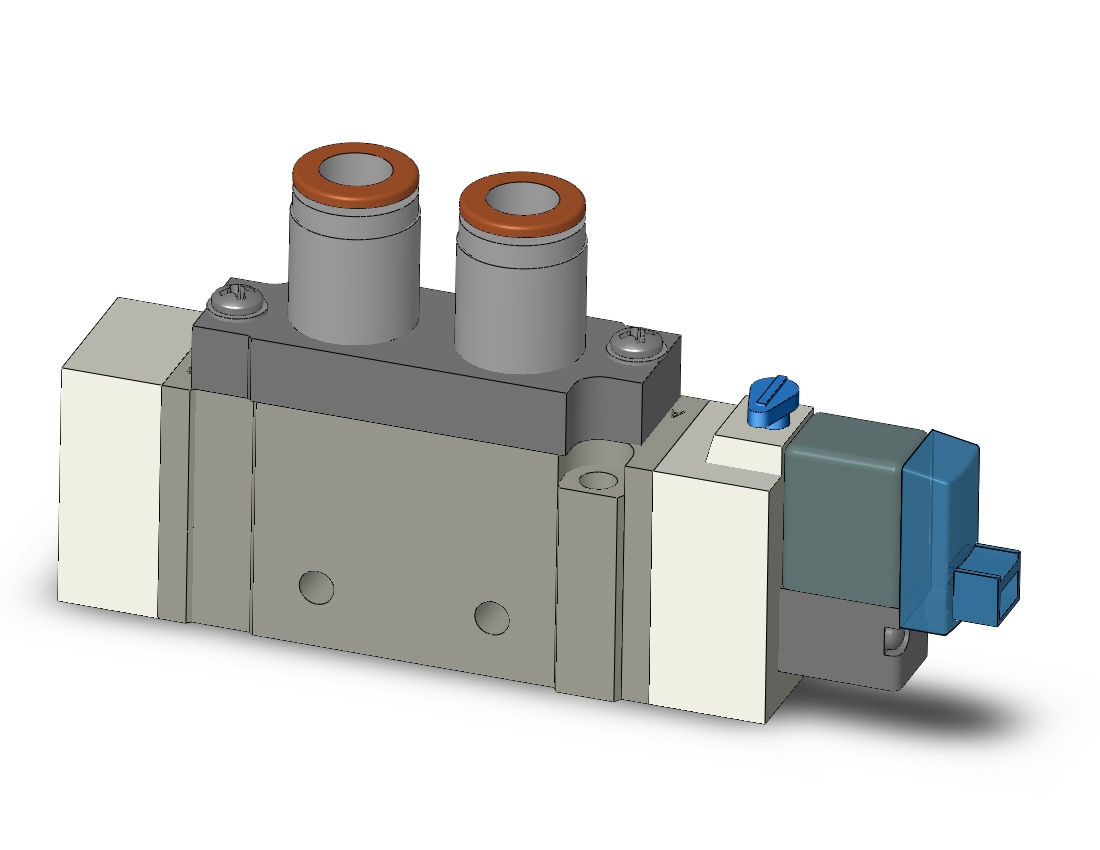 SMC SY7120-5LOZE-C8 valve, sgl sol, body pt (dc), SY7000 SOL/VALVE, RUBBER SEAL***