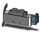 SMC SY7120-5MOZ-02F-F1 valve, sgl sol, body pt (dc), SY7000 SOL/VALVE, RUBBER SEAL***