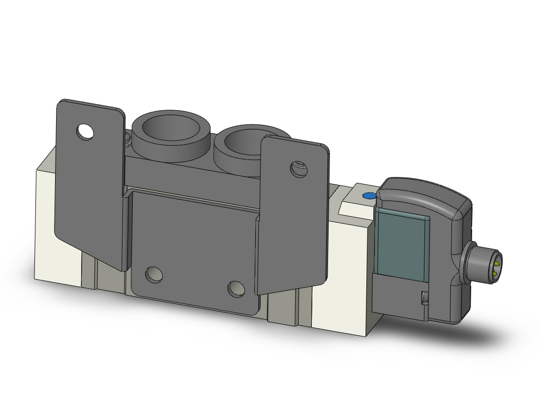 SMC SY7120-5WOU-02N-F2 valve, sgl sol, body pt, SY7000 SOL/VALVE, RUBBER SEAL***