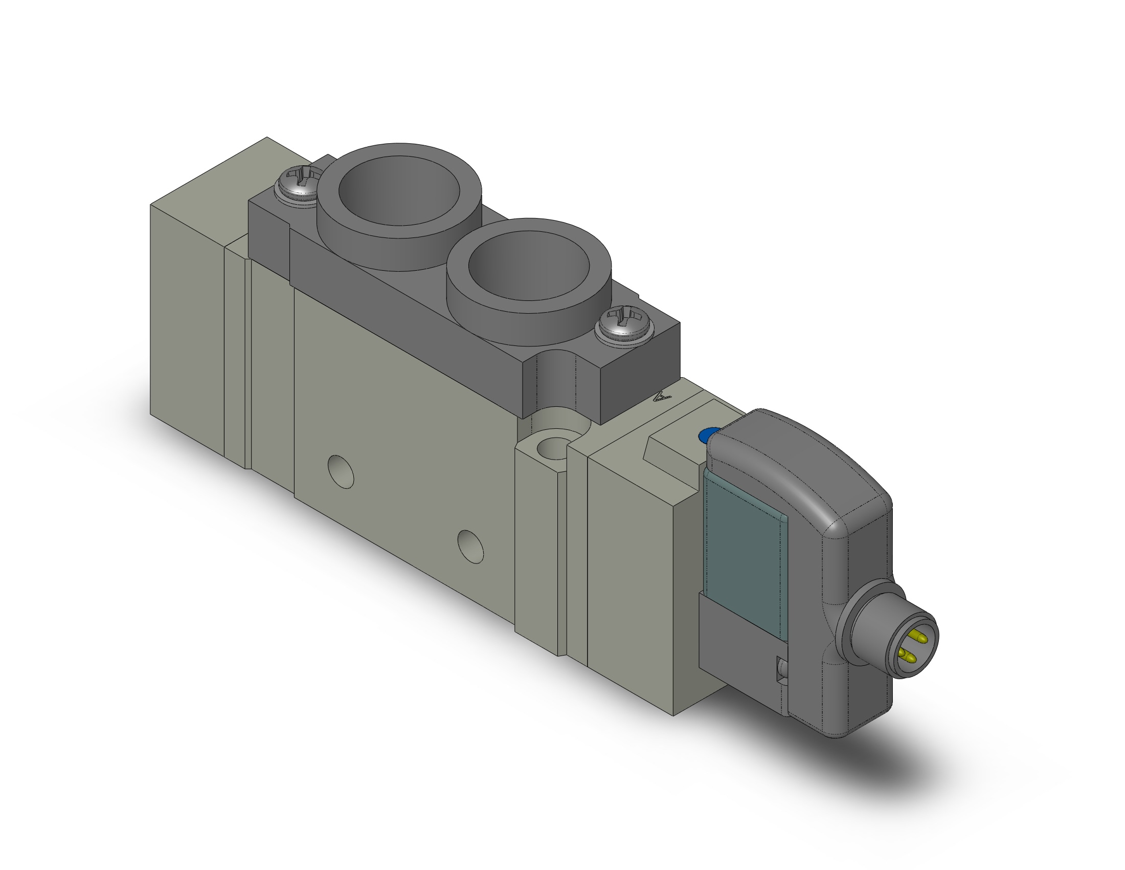 SMC SY7120-5WOZ-02 valve, sgl sol, body pt, SY7000 SOL/VALVE, RUBBER SEAL