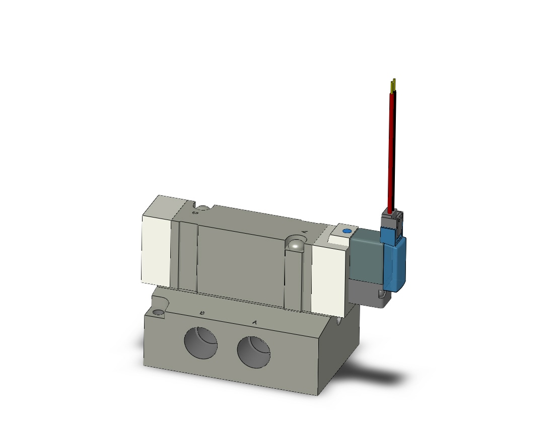 SMC SY7140-5MU-02 5 port solenoid valve, 4/5 PORT SOLENOID VALVE