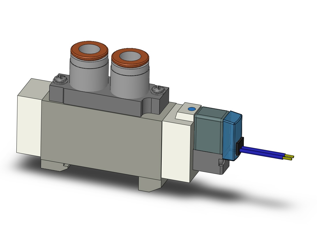 SMC SY7160-5HZ-N11 valve, sgl sol, cassette (dc), SY7000 SOL/VALVE, RUBBER SEAL***