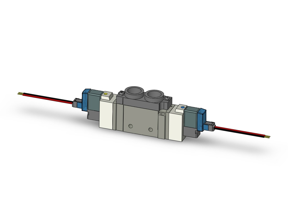 SMC SY7220-5L-02F valve, dbl sol, body pt (dc), SY7000 SOL/VALVE, RUBBER SEAL