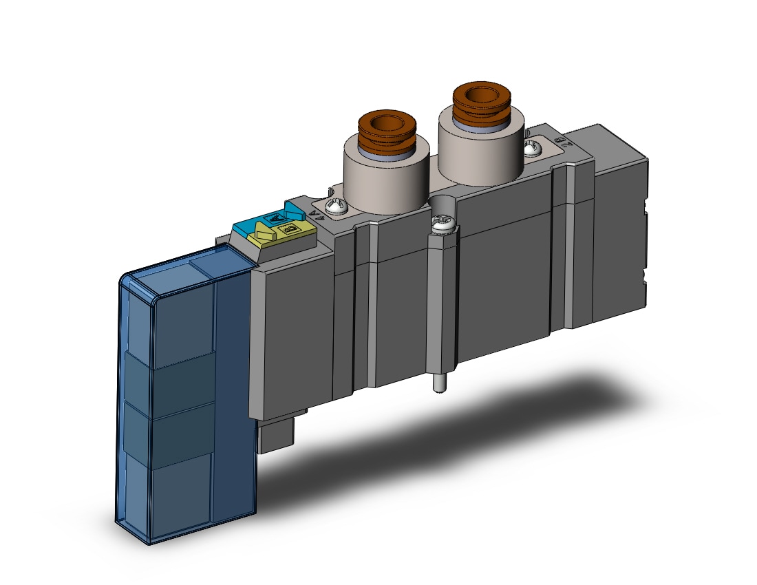 SMC SY7230-5UF1-N7 valve, 5 port solenoid, 4/5 PORT SOLENOID VALVE