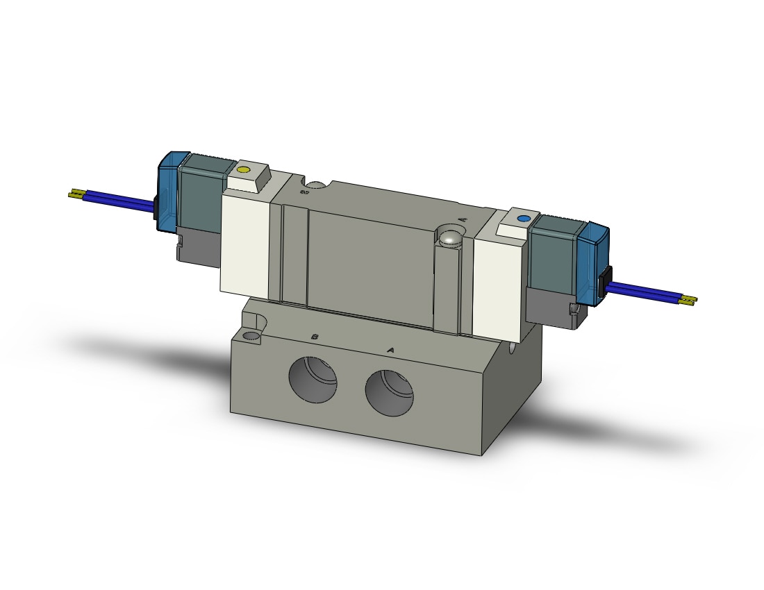 SMC SY7240-5GZ-02N valve, dbl sol, base mt (dc), SY7000 SOL/VALVE, RUBBER SEAL