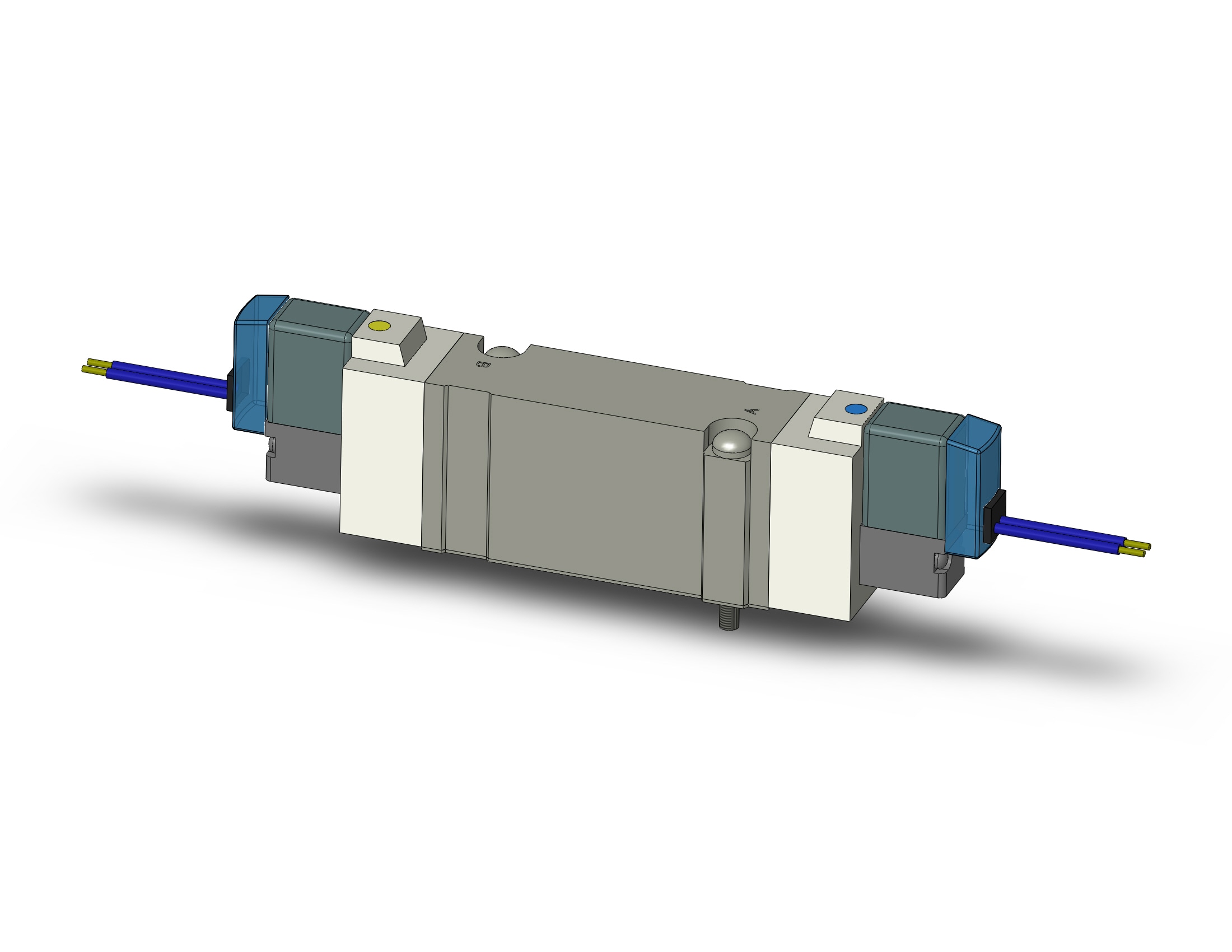 SMC SY7240-5HU valve, dbl sol, base mt (dc), SY7000 SOL/VALVE, RUBBER SEAL***