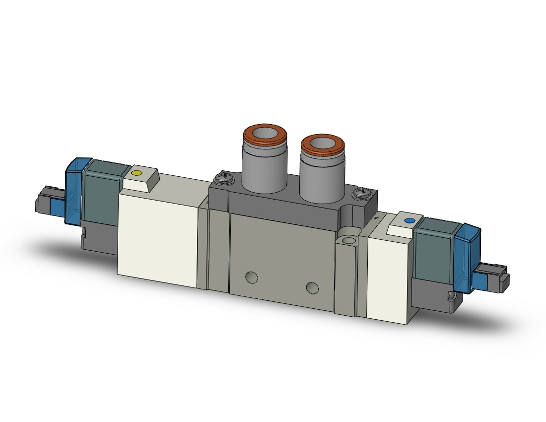 SMC SY7320-5LNZ-C8 valve, dbl sol, body pt (dc), SY7000 SOL/VALVE, RUBBER SEAL