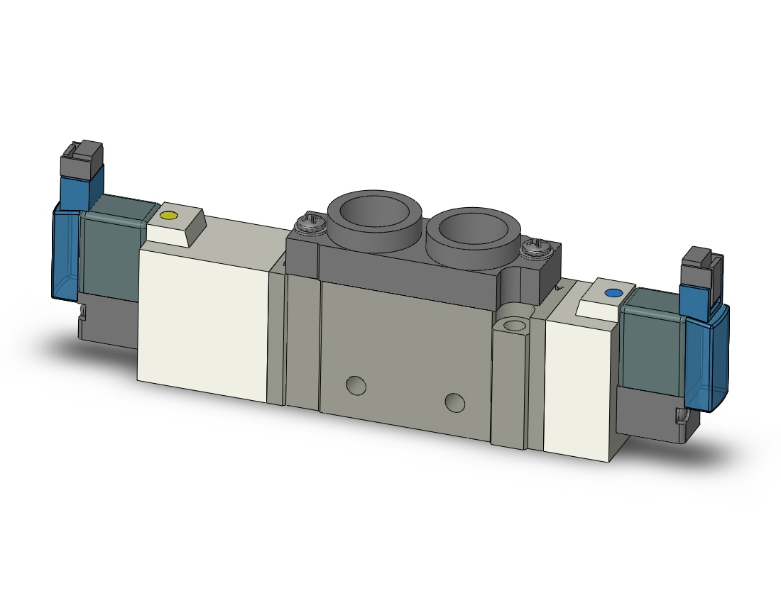 SMC SY7320-5MN-02T valve, dbl sol, body pt (dc), SY7000 SOL/VALVE, RUBBER SEAL