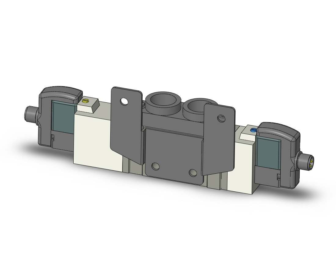 SMC SY7320-5WOZD-02N-F2 valve, dbl sol, body pt, SY7000 SOL/VALVE, RUBBER SEAL