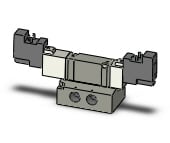 SMC SY7340R-5DOSD-02T valve, dbl sol, base mt, SY7000 SOL/VALVE, RUBBER SEAL