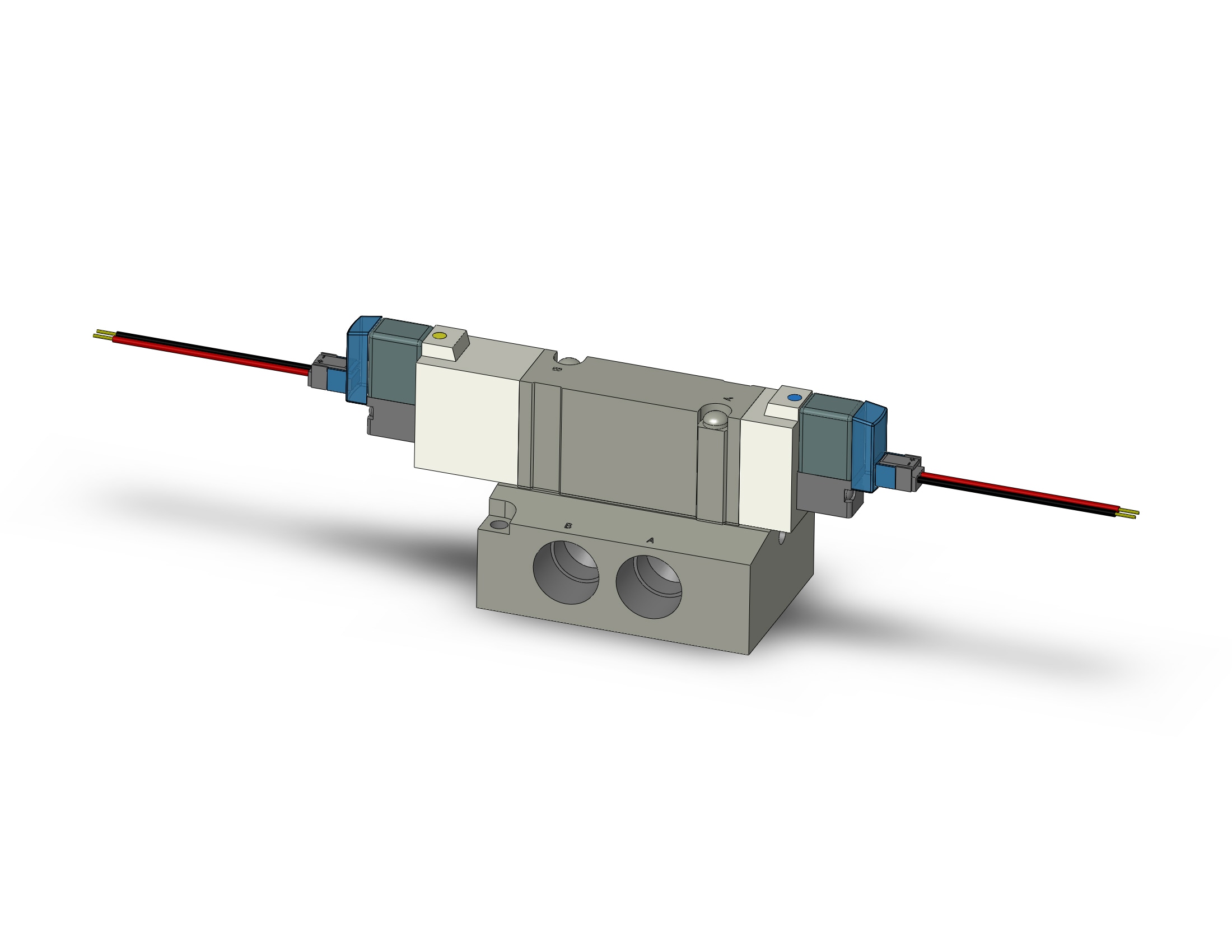 SMC SY7340R-5LZ-03T valve, dbl sol, base mt (dc), SY7000 SOL/VALVE, RUBBER SEAL