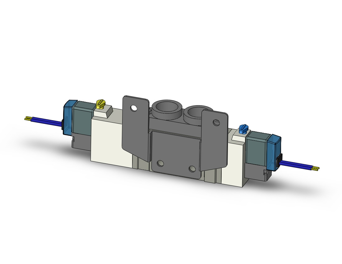 SMC SY7420-5HZE-02-F2 valve, dbl sol, body pt (dc), SY7000 SOL/VALVE, RUBBER SEAL