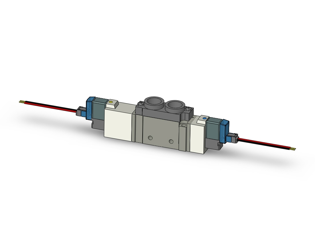 SMC SY7420-5L-02F valve, dbl sol, body pt (dc), SY7000 SOL/VALVE, RUBBER SEAL