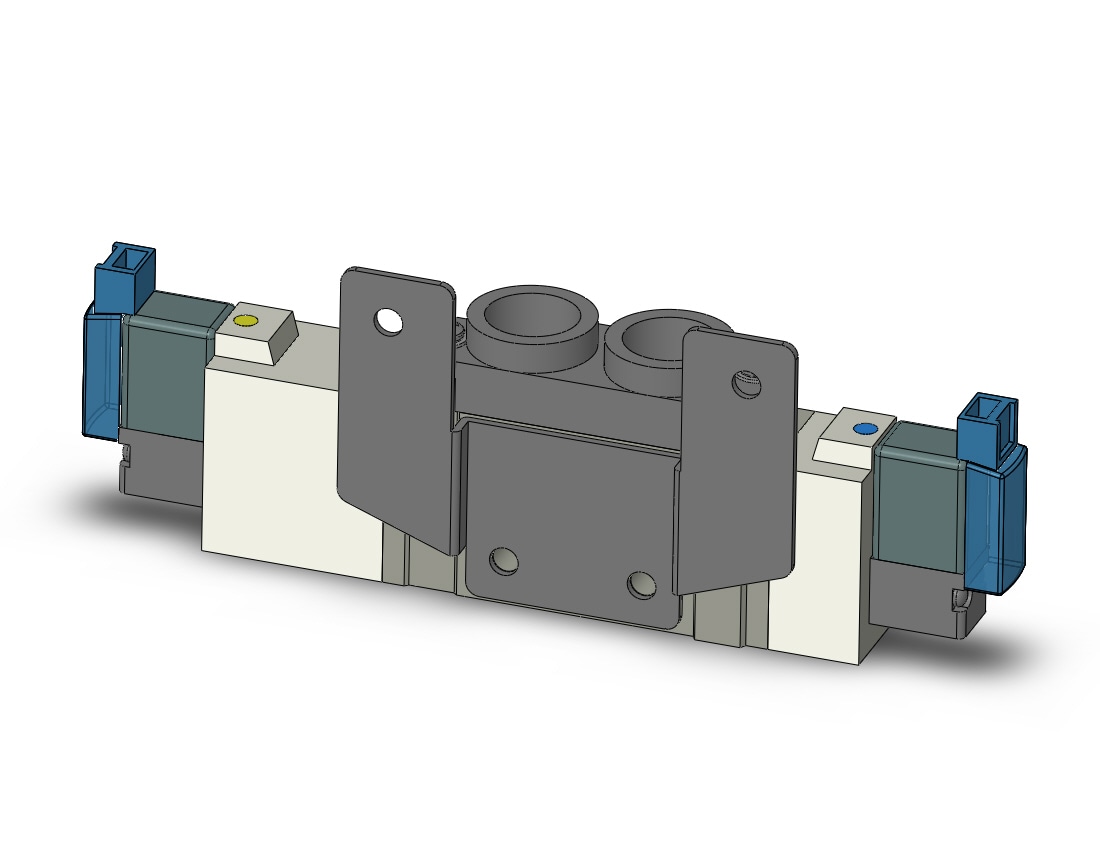 SMC SY7420-5MOZ-02N-F2 valve, dbl sol, body pt (dc), SY7000 SOL/VALVE, RUBBER SEAL