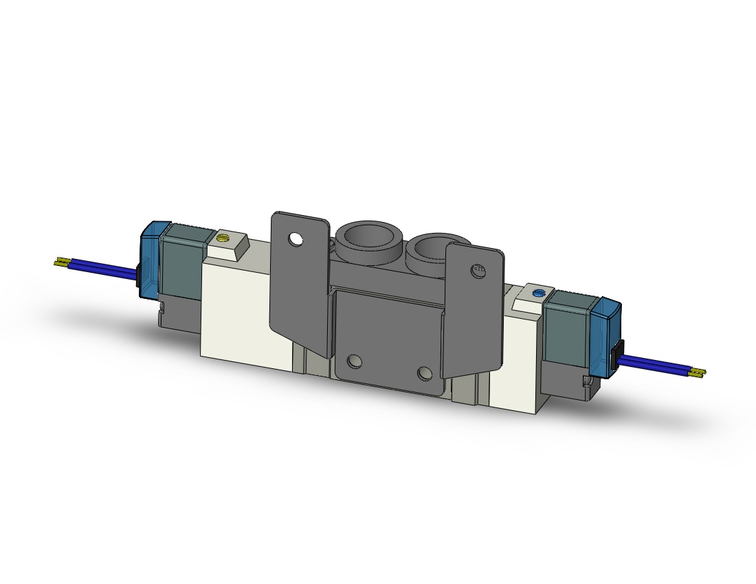 SMC SY7420-6HD-02T-F2 valve, dbl sol, body pt (dc), SY7000 SOL/VALVE, RUBBER SEAL