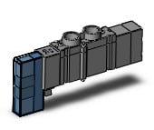 SMC SY7430-5S1-02N valve, 5 port solenoid, 4/5 PORT SOLENOID VALVE