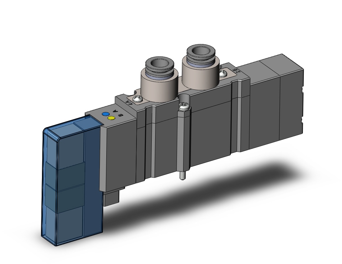 SMC SY7430R-5U1-C8 valve, 5 port solenoid, 4/5 PORT SOLENOID VALVE