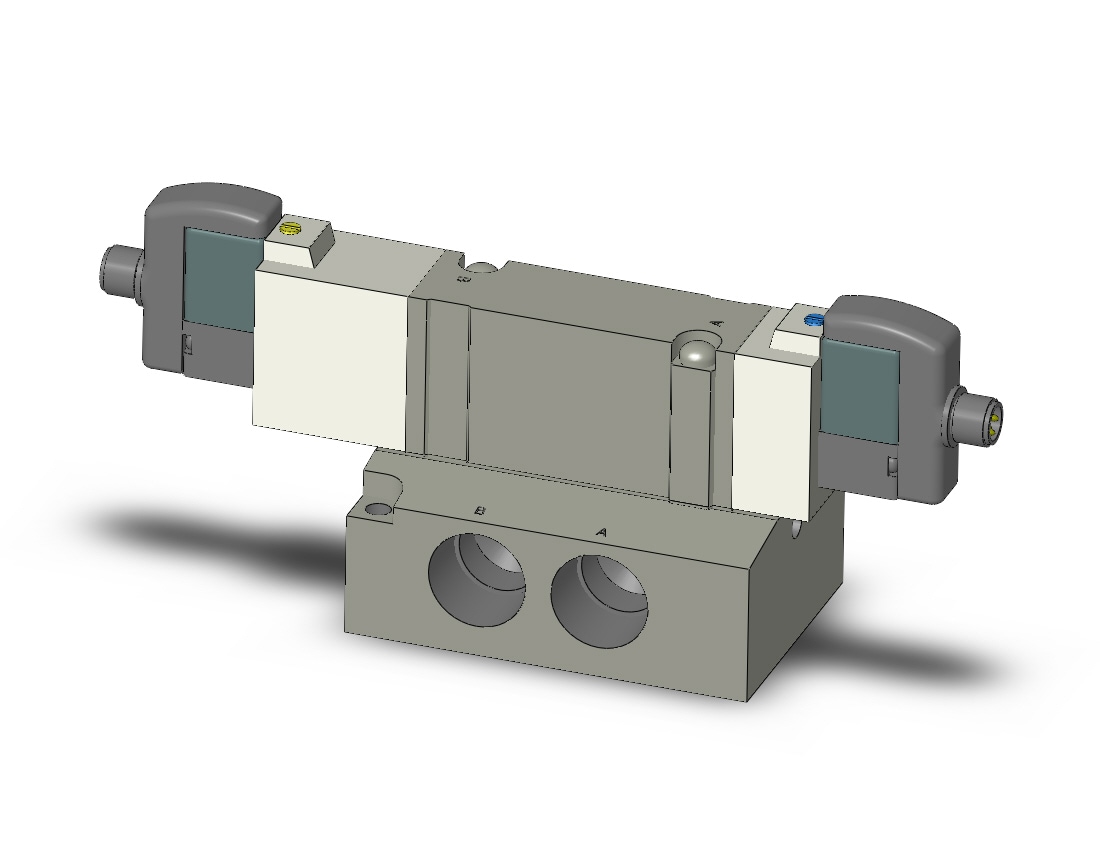 SMC SY7440-5WOZD-03T valve, dbl sol, SY7000 SOL/VALVE, RUBBER SEAL