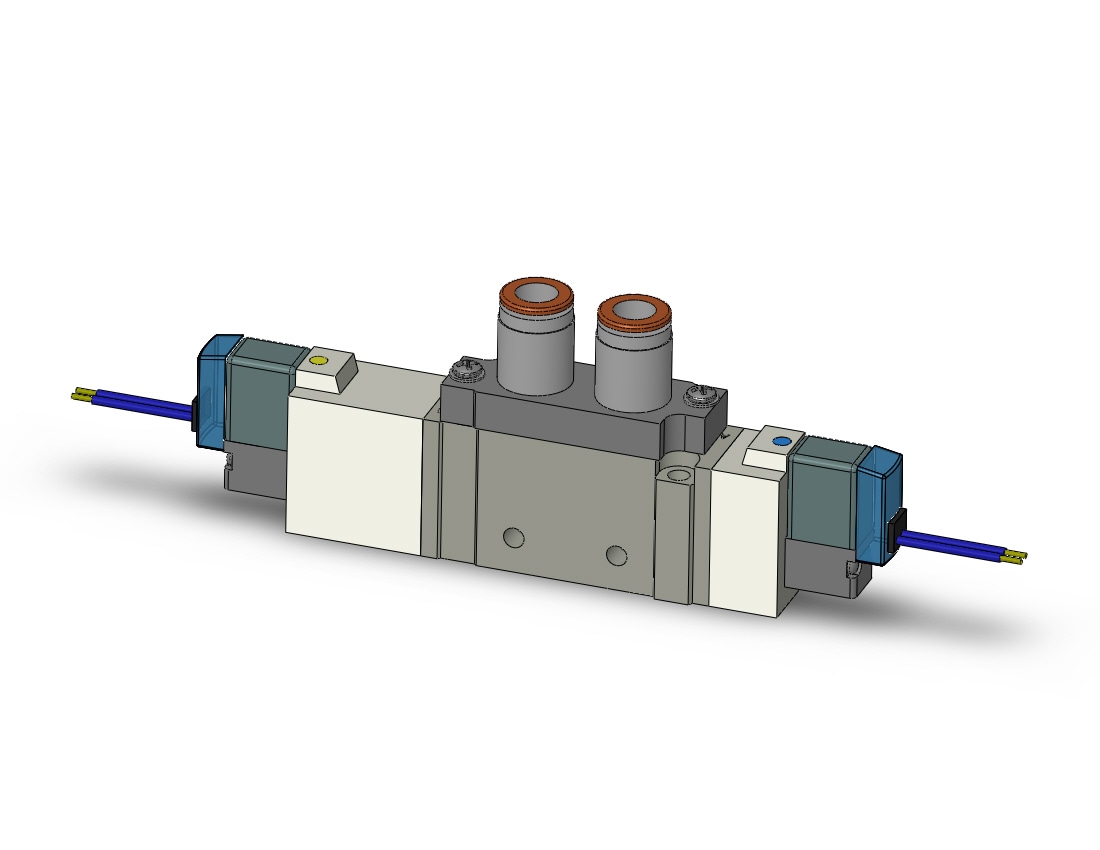 SMC SY7520-5GZ-C8 valve, dbl sol, body pt (dc), SY7000 SOL/VALVE, RUBBER SEAL