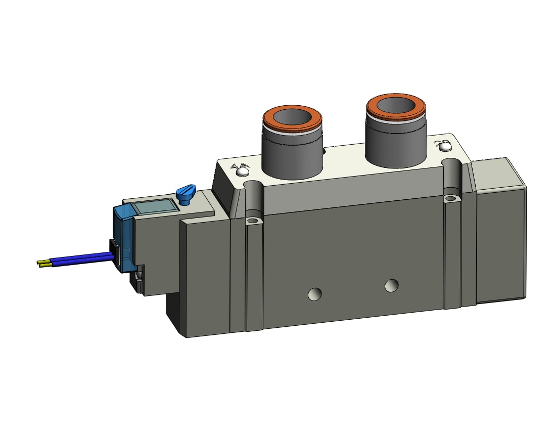 SMC SY9120-5GSE-C12 valve, sol, SY7000 SOL/VALVE, RUBBER SEAL***