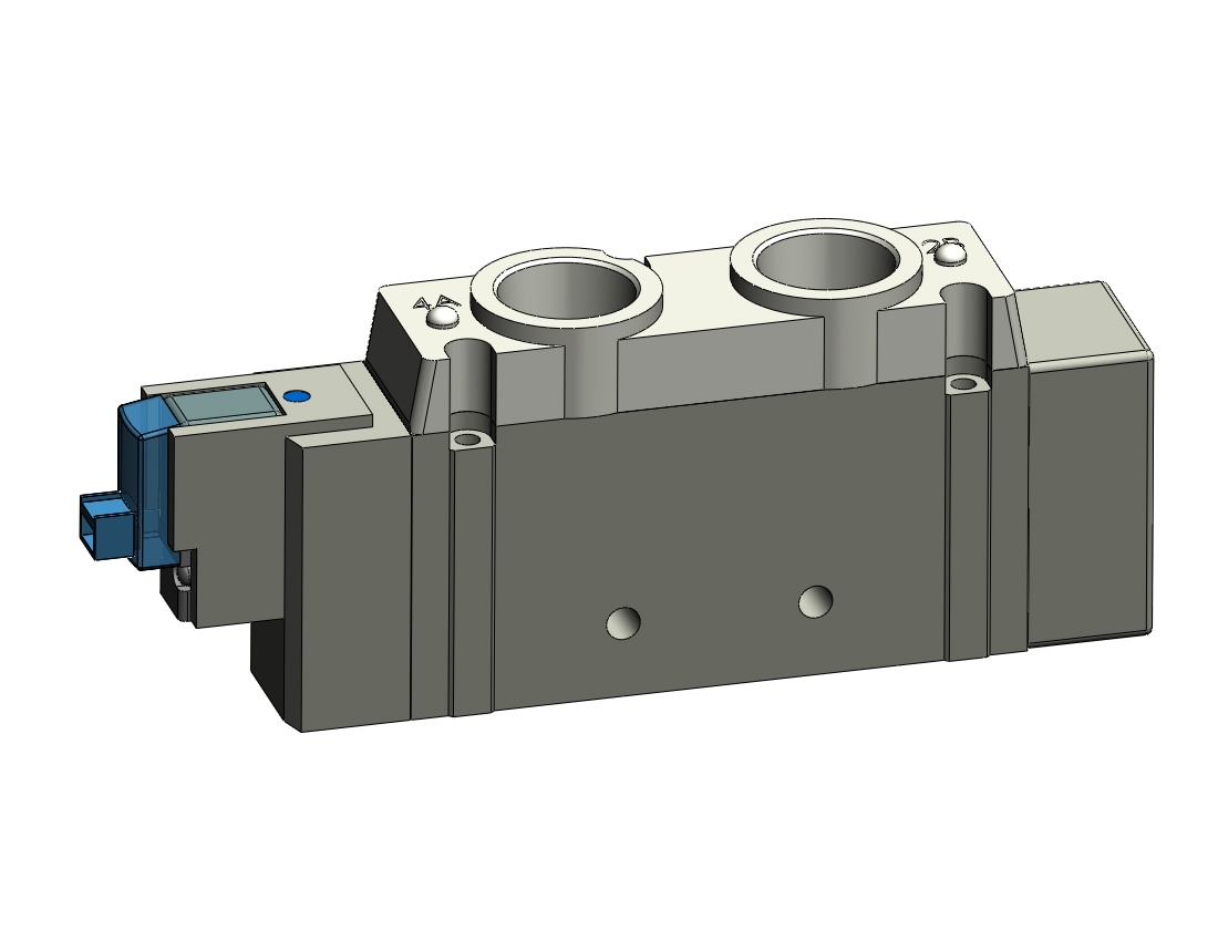 SMC SY9120-5LOU-03N valve, sgl sol, SY7000 SOL/VALVE, RUBBER SEAL