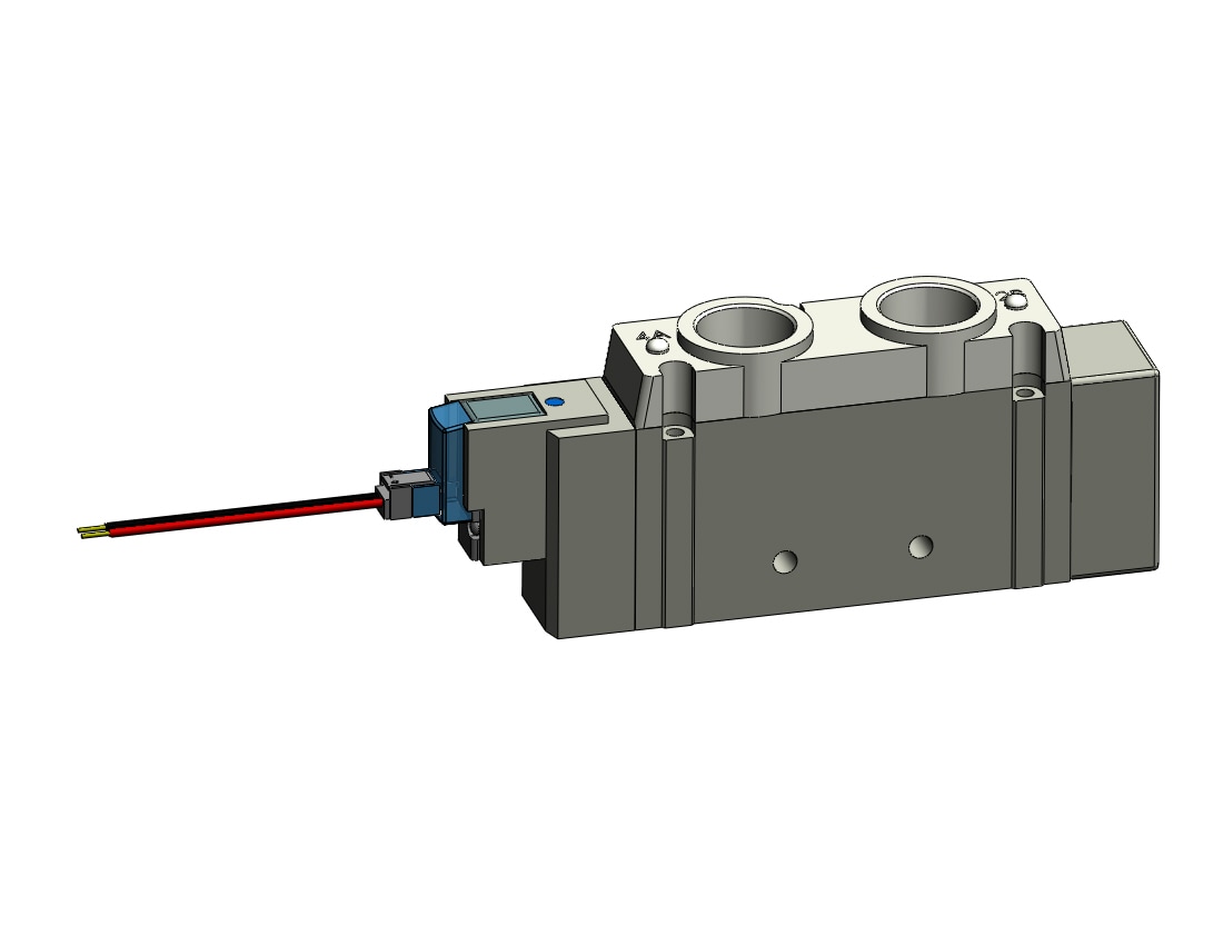 SMC SY9120-5LU-03 valve, sgl sol, SY7000 SOL/VALVE, RUBBER SEAL