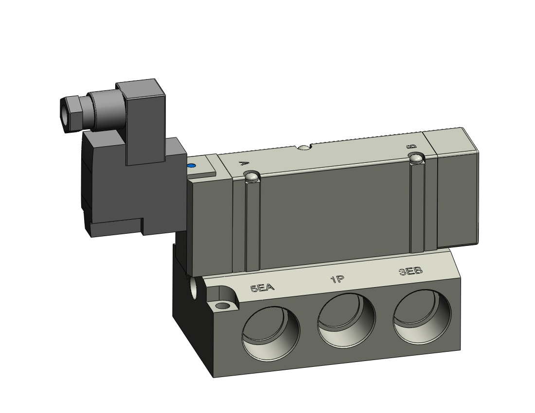 SMC SY9140-4DZ-04 valve, sol, SY7000 SOL/VALVE, RUBBER SEAL***