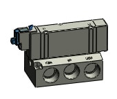 SMC SY9140-5LOZE-04 valve, sol, SY7000 SOL/VALVE, RUBBER SEAL***