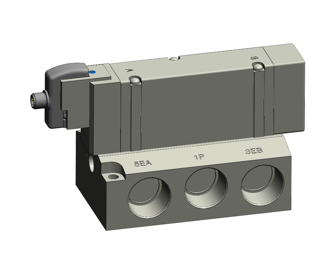 SMC SY9140R-5WAOZ-04N 5 port solenoid valve, 4/5 PORT SOLENOID VALVE