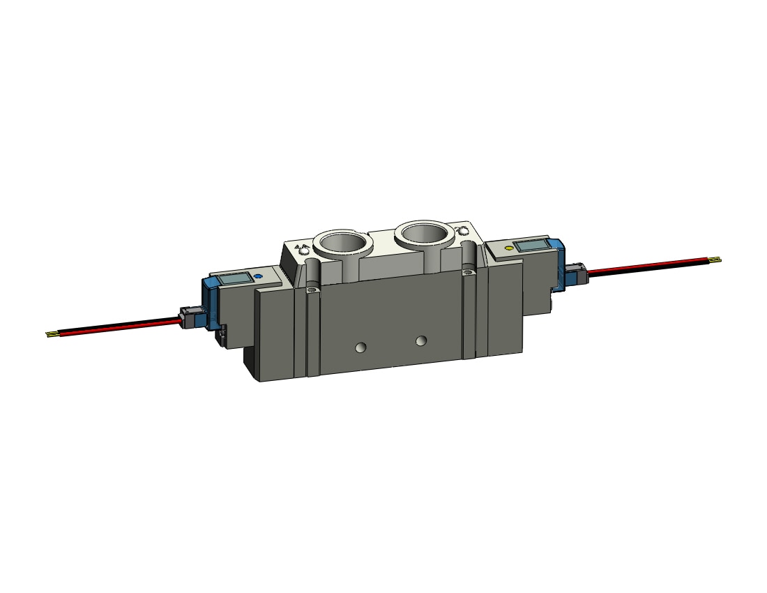 SMC SY9220-3LZ-03 valve, dbl sol, SY7000 SOL/VALVE, RUBBER SEAL***