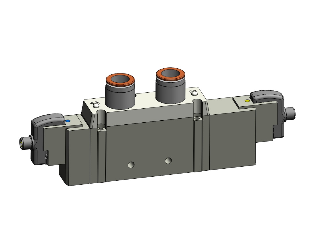 SMC SY9420-5WOZ-C12 valve, dbl sol, SY7000 SOL/VALVE, RUBBER SEAL