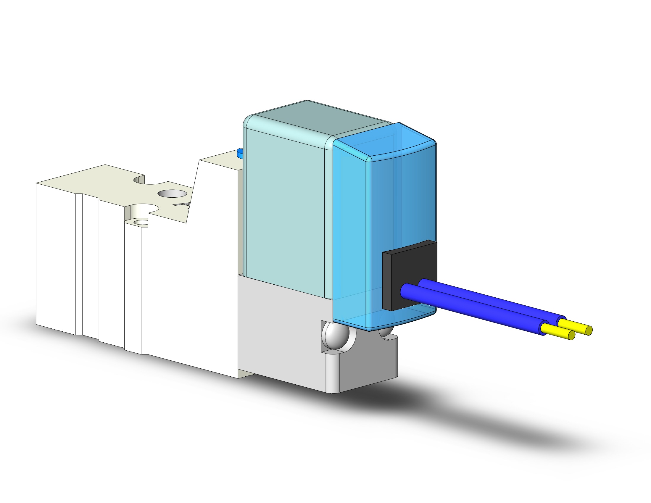 SMC SYJ312-5GD-M3 valve, sol, body pt (dc), SYJ300 SOLENOID VALVE 3-PORT***