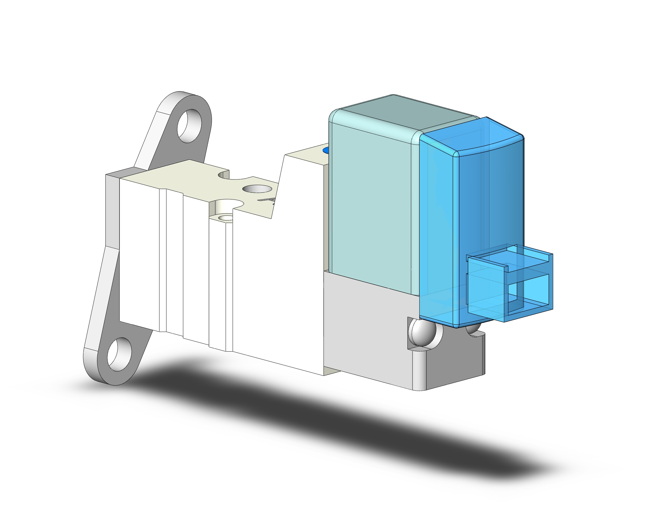 SMC SYJ312-5LO-M3-F valve, sol, body pt (dc), SYJ300 SOLENOID VALVE 3-PORT***