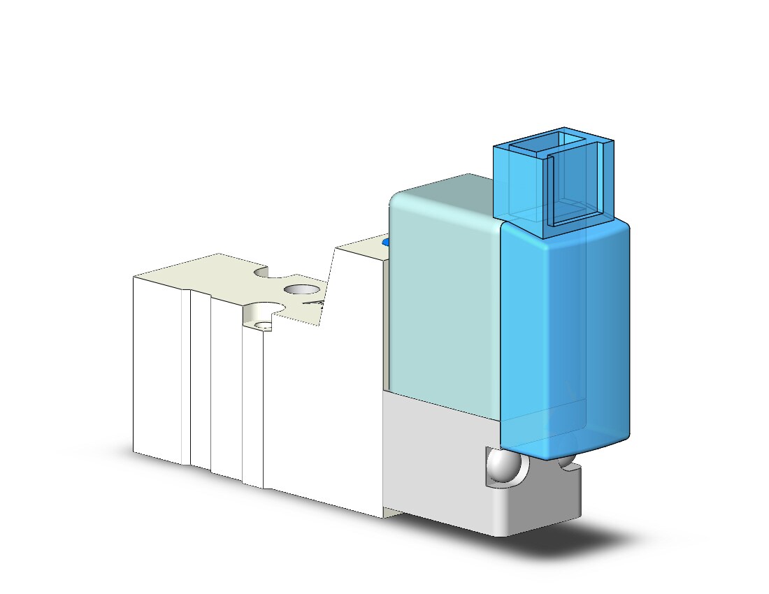 SMC SYJ312-SMOZ-M3 valve, sol, body pt (dc), SYJ300 SOLENOID VALVE 3-PORT***