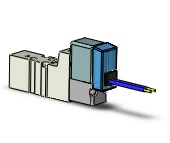 SMC SYJ3120-5GU-M3 valve, sgl sol, body pt (dc), SYJ3000 SOL VALVE 4/5 PORT***