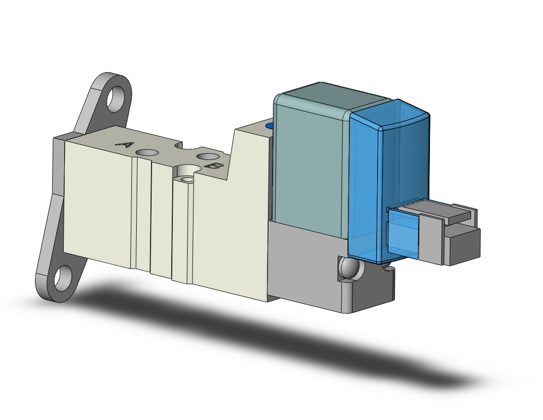 SMC SYJ3120-5LNZ-M3-F valve, sgl sol, body pt (dc), SYJ3000 SOL VALVE 4/5 PORT***